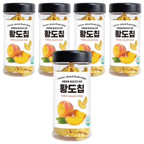미다몰 동결건조 황도칩, 5개, 70g