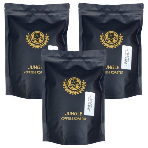 정글인터내셔널 블로섬 블렌드 원두, 500g, 3개, 커피메이커