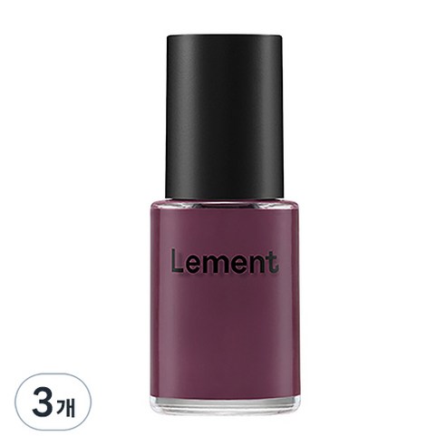 르멘트 컬러 네일, 18 뮤티드 플럼, 14ml, 3개