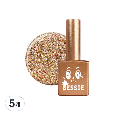 베씨 나빌레라 글리터 젤네일 12g, GL24 프시케, 11ml, 5개