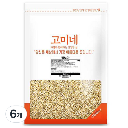 고미네 퀴노아, 200g, 6개