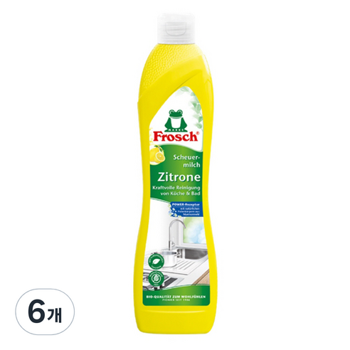프로쉬 독일 레몬 다목적 인덕션 세정제, 500ml, 6개