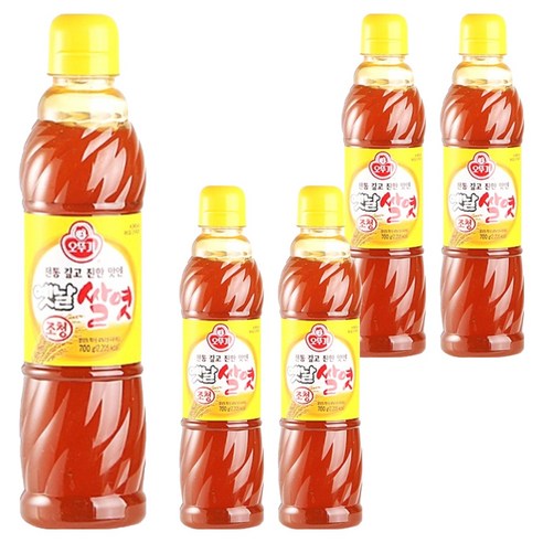 오뚜기옛날 쌀엿 조청, 700g, 5개