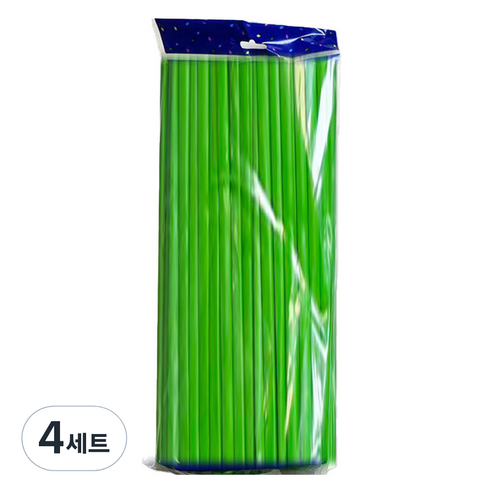마다꾸미 요술 매직 파티 벌룬 막대풍선 100p 세트, 매트라이트그린, 4세트