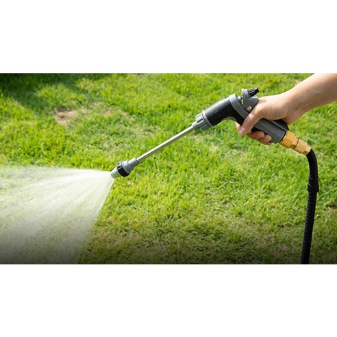 강력하고 효과적이며 다목적적인 일상공감 초강력 고압분사기 롱건 + 호스 22m 세트