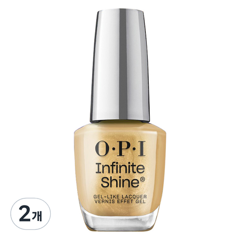 오피아이 인피니트 샤인 젤 라이크 매니큐어, ISL 106  24/7 Carat, 15ml, 2개