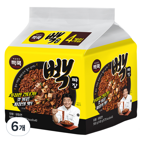 백쿡 빽짜장 140g, 24개