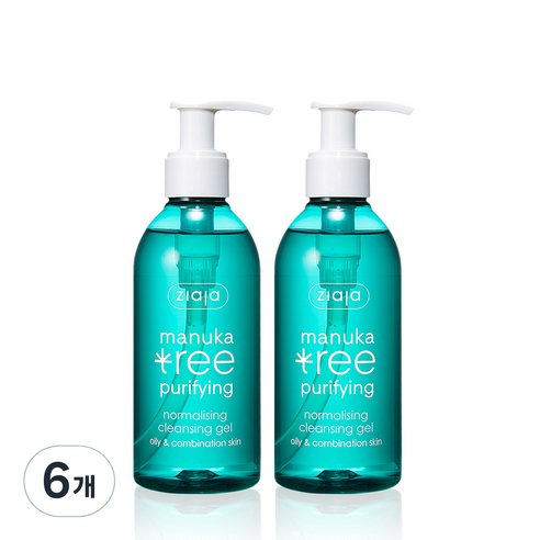 지아자 마누카트리 젤 클렌저, 200ml, 6개