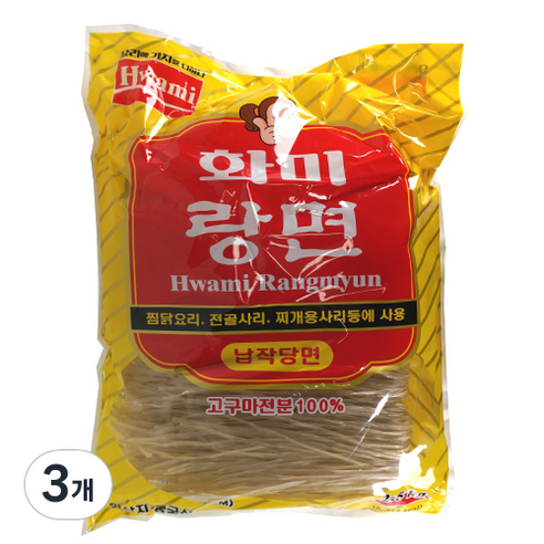 화미 화미랑면, 2.5kg, 3개