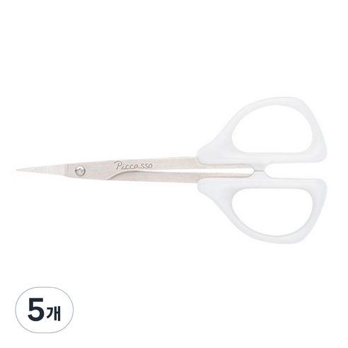 피카소 아이브로우 가위, 혼합색상, 5개