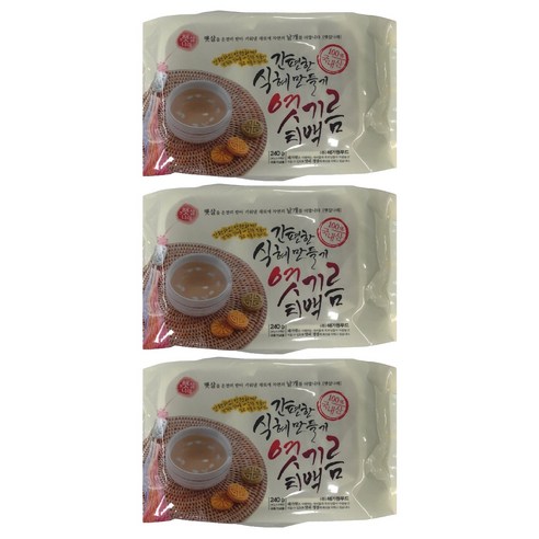 햇살나래 간편한 식혜 만들기 엿기름 티백, 240g, 3개