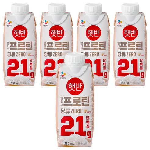 얼티브 프로틴 쌀밥맛, 250ml, 5개