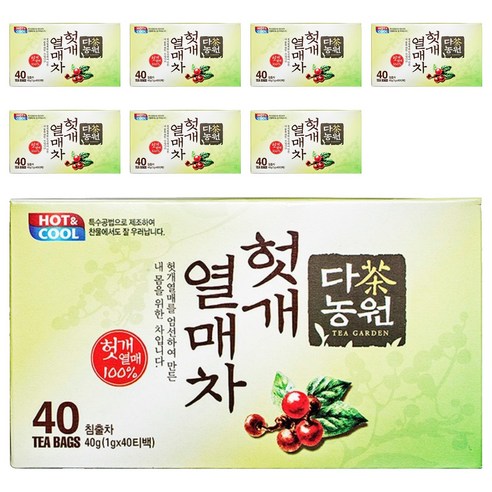 다농원 헛개열매차 티백, 1g, 40개입, 8개