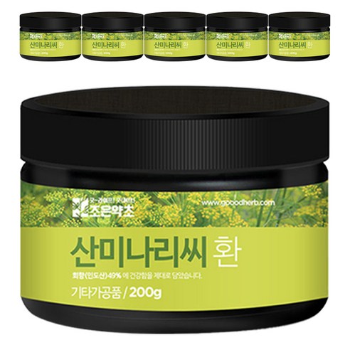 산미나리씨 환, 200g, 6개