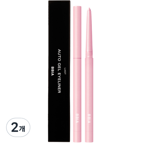 삐아 라스트 오토 젤 아이라이너 0.3g, 17 핑크 쿼츠, 2개