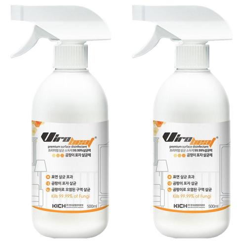 바이로비트 곰팡이 포자 살균제, 500ml, 2개