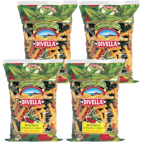 디벨라 삼색 푸질리, 500g, 4개