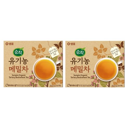 순작 유기농 메밀차, 1.5g, 40개입, 2개