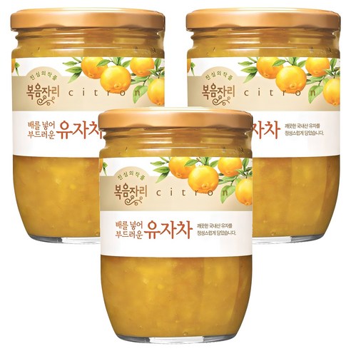 복음자리 배를 넣어 부드러운 유자차, 620g, 1개입, 3개