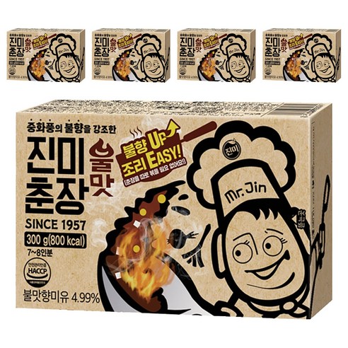 진미 불맛춘장, 300g, 5개