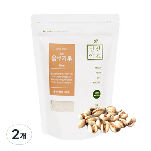 신선약초 볶은 율무가루, 300g, 2개