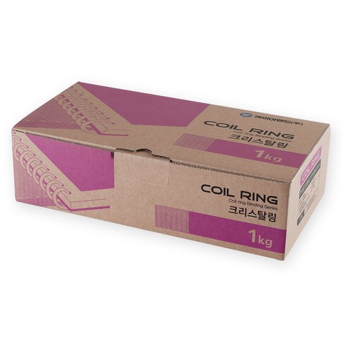 카피어랜드 3:1 제본 코일링 1kg 26개입, 32mm, 투명, 26개