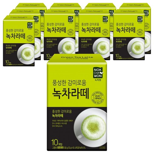 녹차원 녹차라떼, 13g, 10개입, 10개