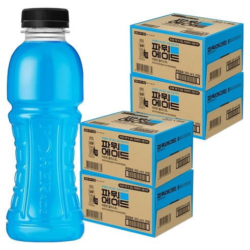 파워에이드 마운틴블라스트 무라벨, 355ml, 80개