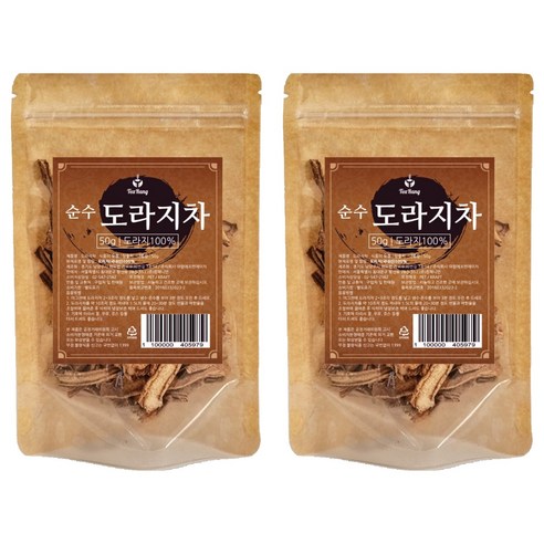 티랑 순수 도라지차, 50g, 1개입, 2개