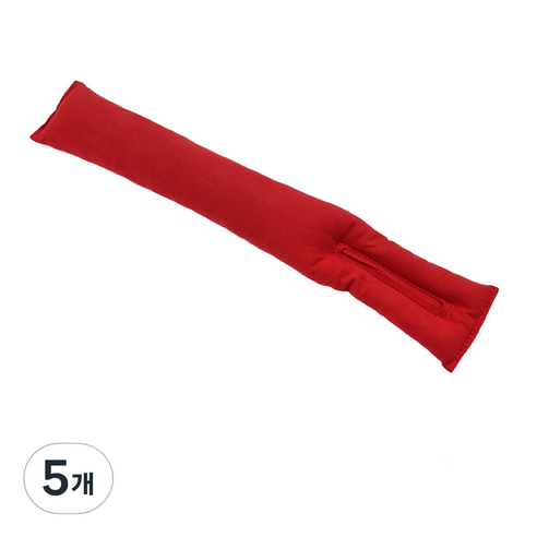 엠노블 차량용 스웨이드 틈새쿠션, 레드, 5개