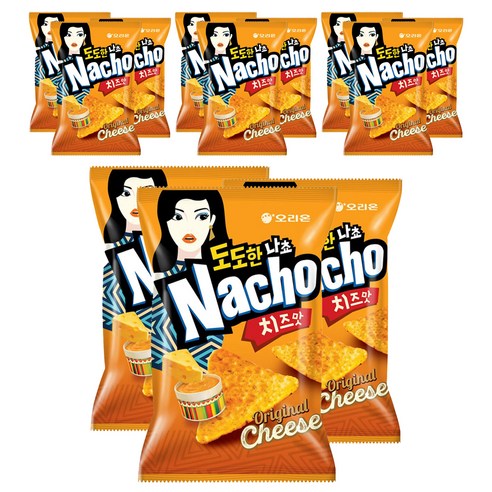 오리온 도도한 나초 치즈맛, 155g, 12개