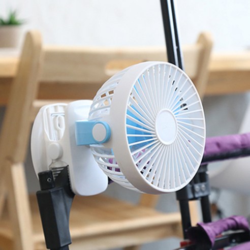 편리한 휴대성과 상쾌한 공기 흐름을 제공하는 듀플렉스 클립형 휴대용 선풍기