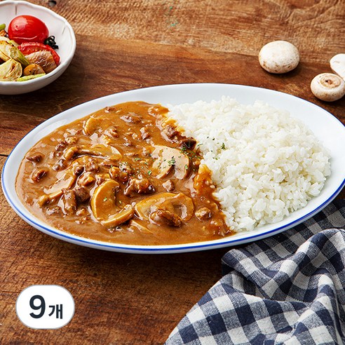 곰곰 비프 양송이카레소스, 180g, 9개