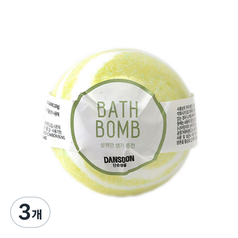 단순생활 거품 입욕제 배스밤 쟈스민향, 150g, 3개