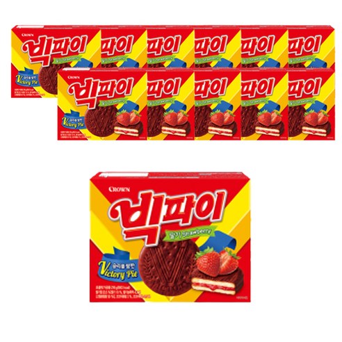 빅파이 딸기, 216g, 12개
