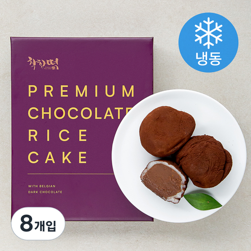 착한떡 초코찹쌀떡 (냉동), 60g, 4개입, 2개