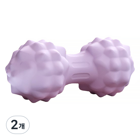 ACDI 스트레칭 마사지 3D 4포인트 마사지 볼 더블, 2개, 퍼플