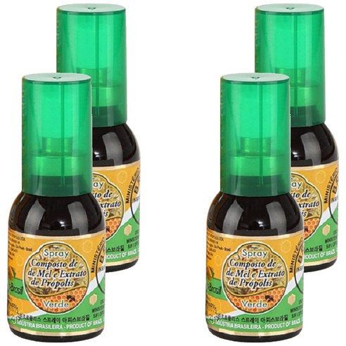 아피스브라질 그린 프로폴리스 스프레이, 30ml, 4개