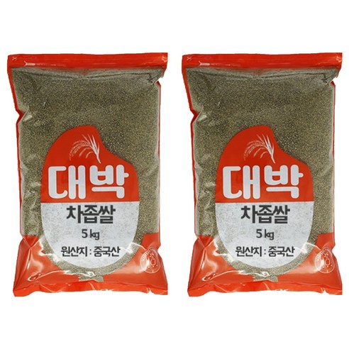 대박 차좁쌀, 5kg, 2개