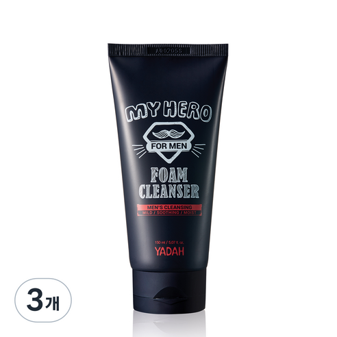 야다 마이 히어로 폼클렌저, 150ml, 3개
