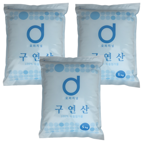 오리지널 구연산, 5kg, 3개