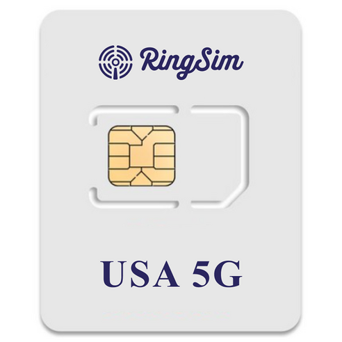 링심 미국 5G 유심칩, 1개, 9일, 무제한