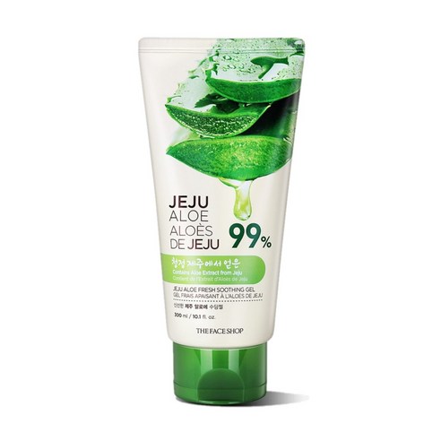 더페이스샵 신선한 제주 알로에 99% 수딩젤 튜브형, 300ml, 1개