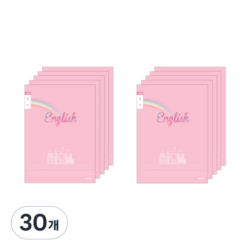 아이비스 여아용 초등3~6 영어노트 11604, 런던, 30개