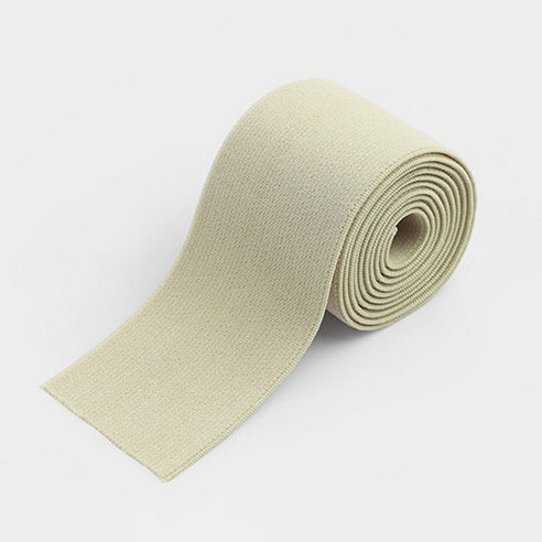 해피베어스 베이직 울 고무줄 38mm, 베이지, 1개