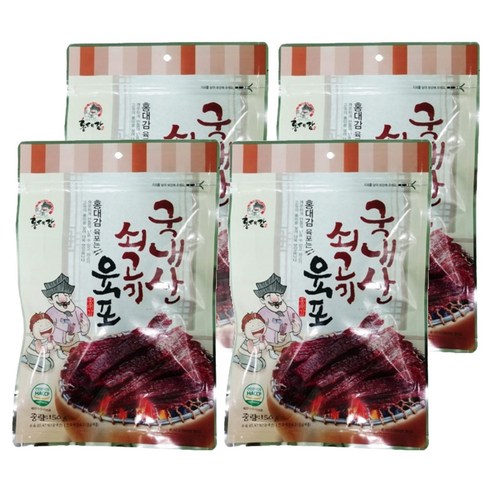 홍대감 쇠고기 육포, 150g, 4개