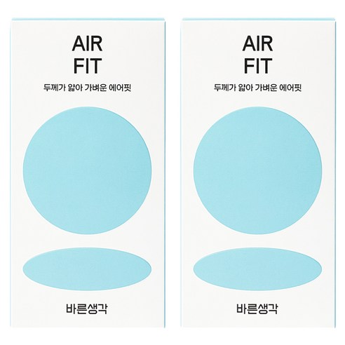 바른생각 에어핏 콘돔, 12개입, 2개
