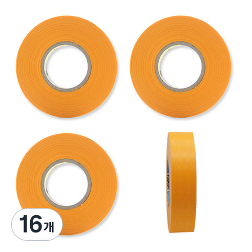 OON 마스킹 테이프 1.8cm x 50m, 16개
