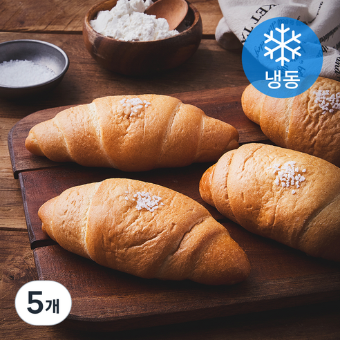 브레밀 버터 듬뿍 소금빵 (냉동), 300g, 5개