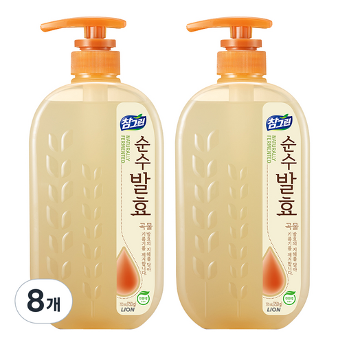 참그린 순수발효 곡물 주방세제, 720ml, 8개